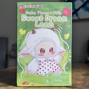 New. Rare! Baby Three x Milly Sweet Dream Lamb. Blind Box.